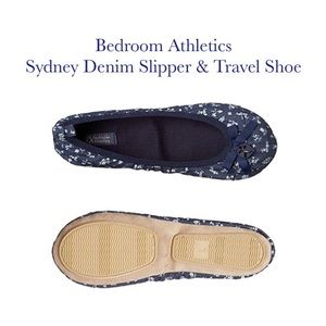 Bedroom Athletics Slipper & Travel Shoe. NWT.